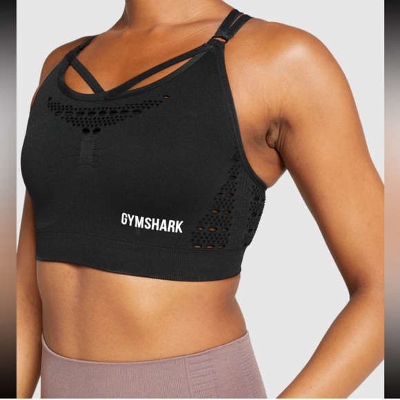 GYMSHARK Energy seamless bra black - Picture 2 of 3